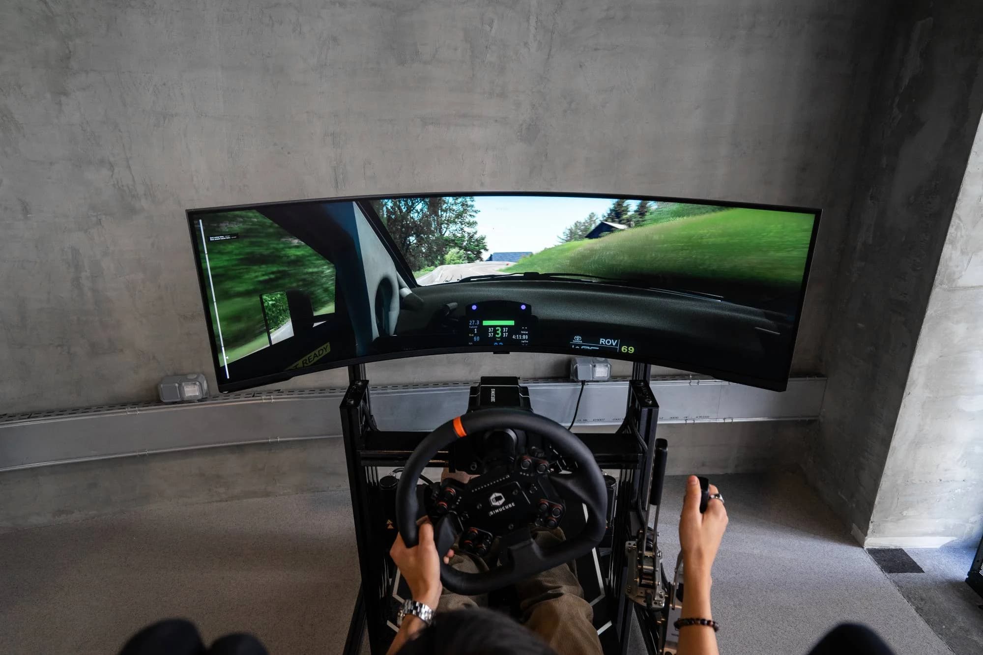 Simulateur rallye
